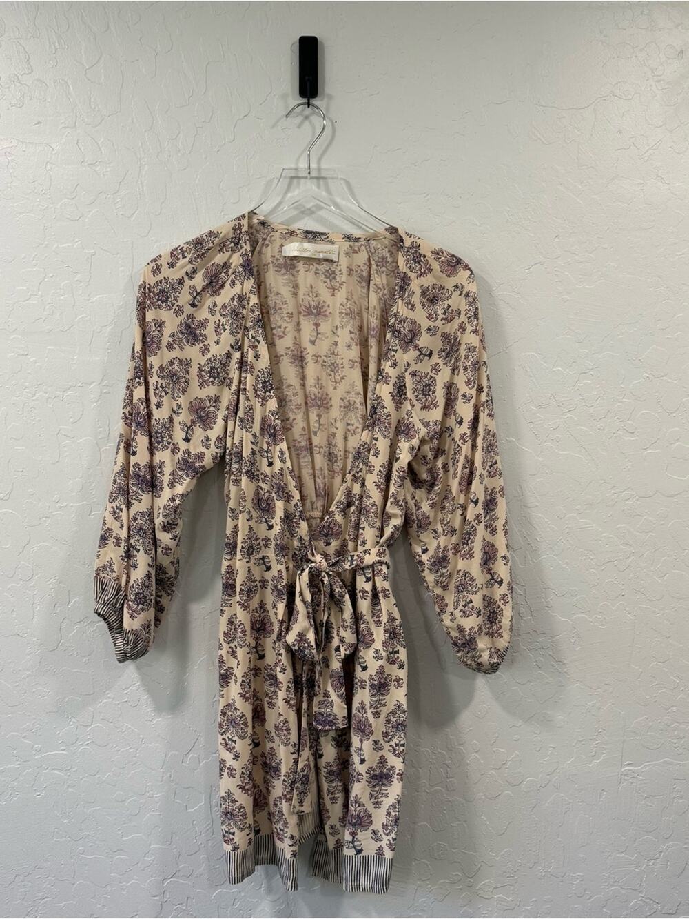 Natalie Martin Floral Wrap Mini Dress Size XS